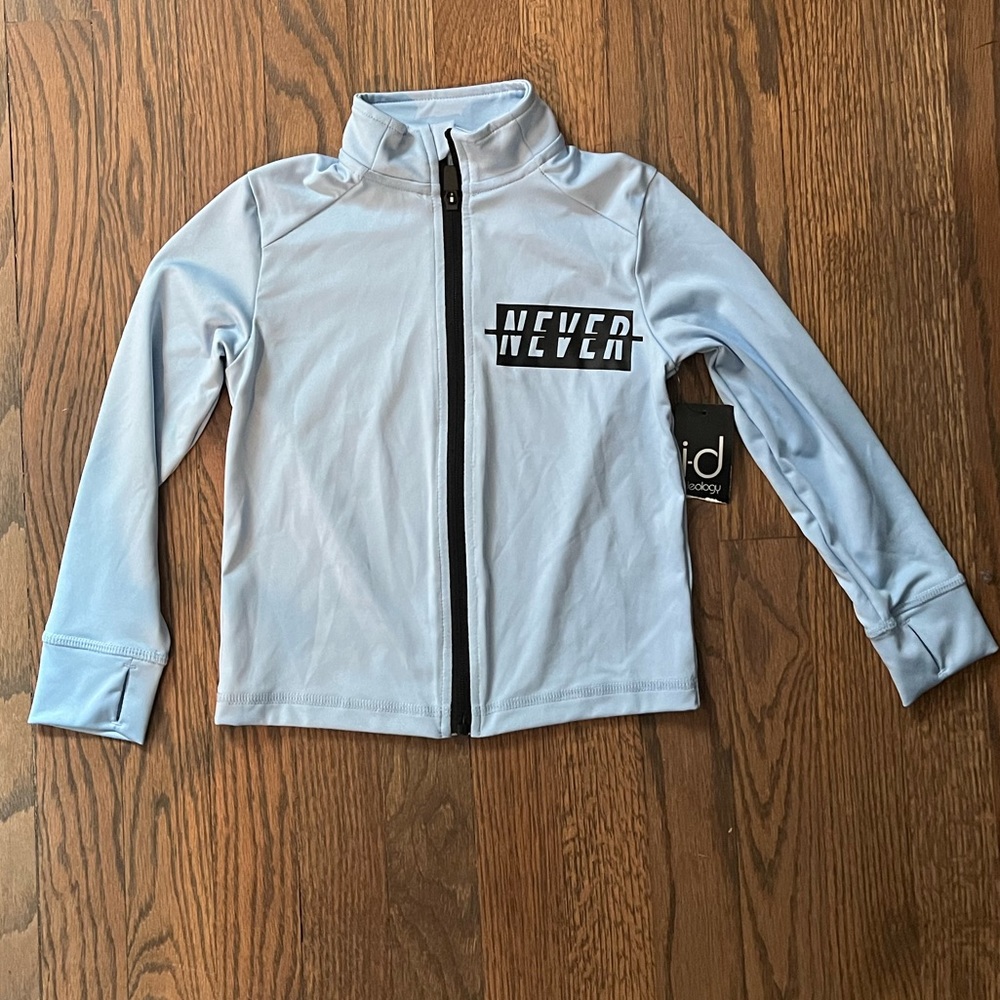 Ideology athletic zip up, 3T, NWT